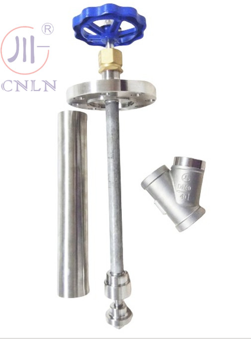 SS304 LNG/LOX/LN2/LAR/LCO2用の低温球弁