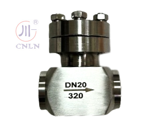 SS304/316 LNG/LOX/LN2/LAR/LCO2用の高圧冷凍チェックバルブ DN20