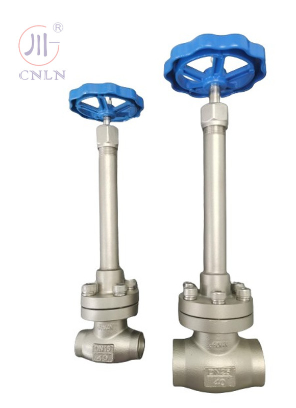 手動型不毛鋼冷凍球弁 DN25/DN15 LNG/LOX/LN2/LAR/LCO2