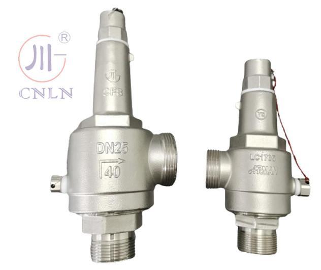 DN25/DN15 LNG/LOX/LN2/LAR/LCO2用の不?? 鋼冷凍安全バルブ