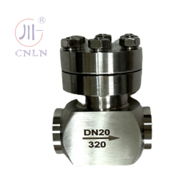 SS304/316 LNG/LOX/LN2/LAR/LCO2用の高圧冷凍チェックバルブ DN20