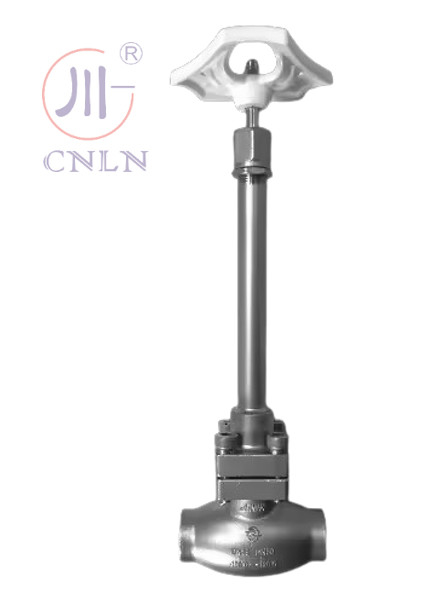 SS304/316 LNG/LOX/LN2用の冷凍球弁長幹型D ((DN10-100mm)