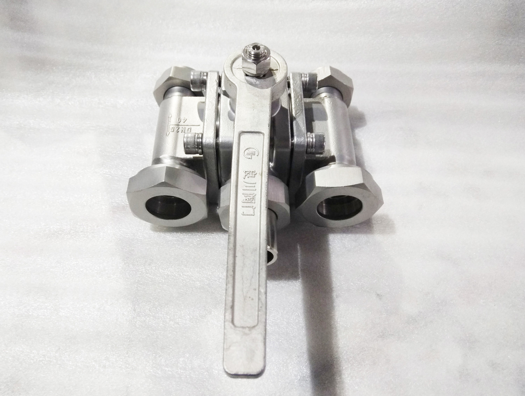 低温三方向ボールバルブ 不同鋼 破裂ディスク LNG/LOX/LN2/LAR