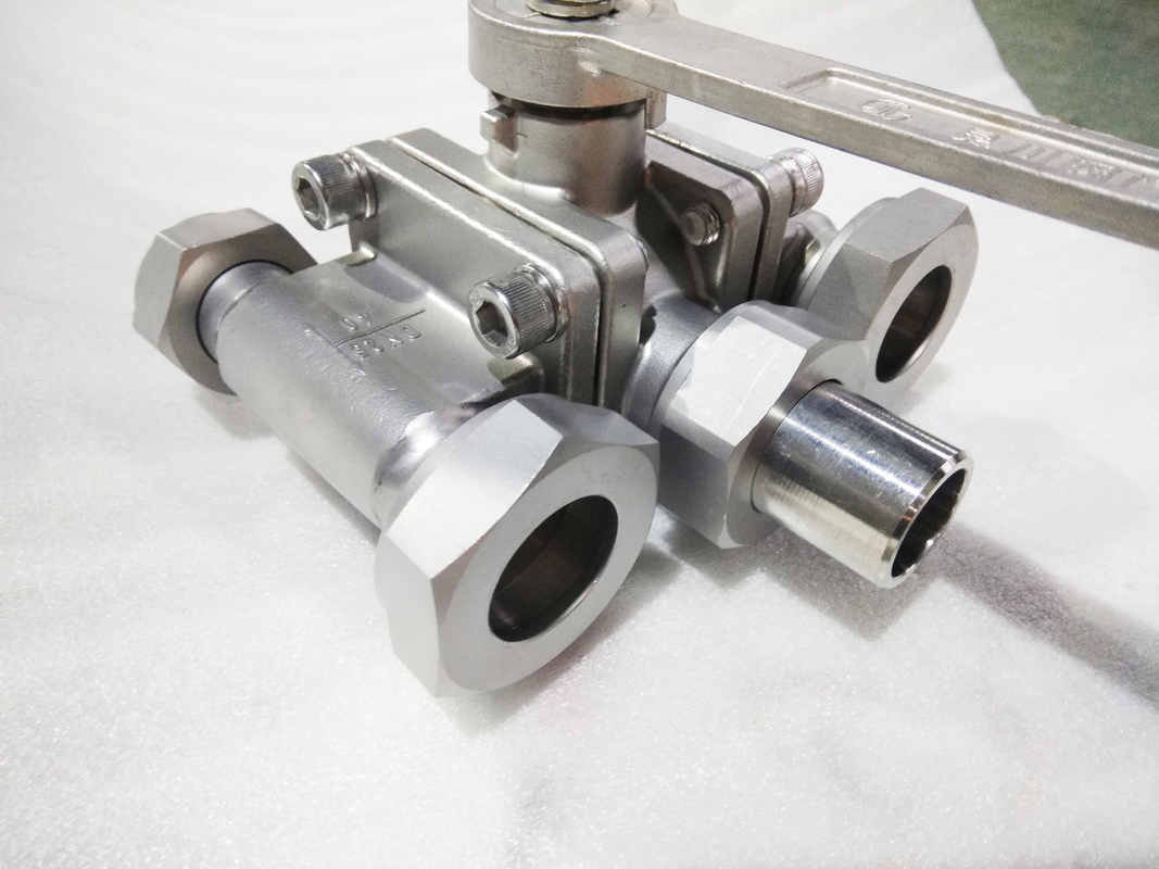 低温三方向ボールバルブ 不同鋼 破裂ディスク LNG/LOX/LN2/LAR