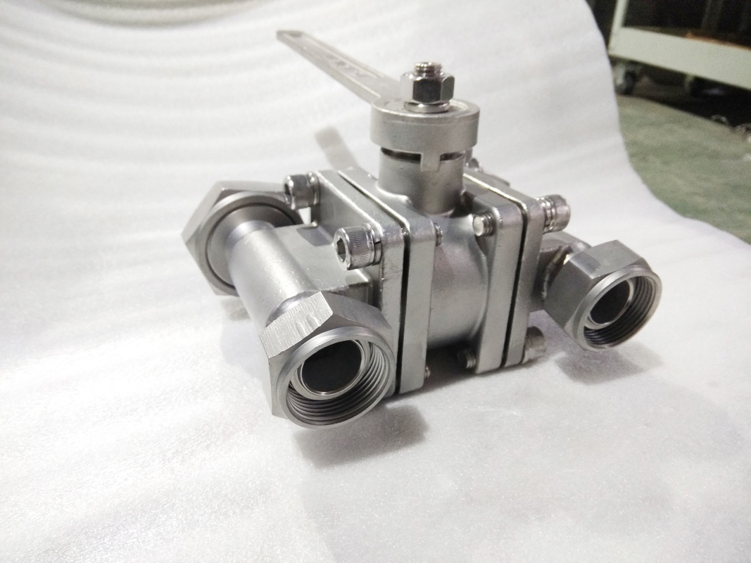 低温三方向ボールバルブ 不同鋼 破裂ディスク LNG/LOX/LN2/LAR