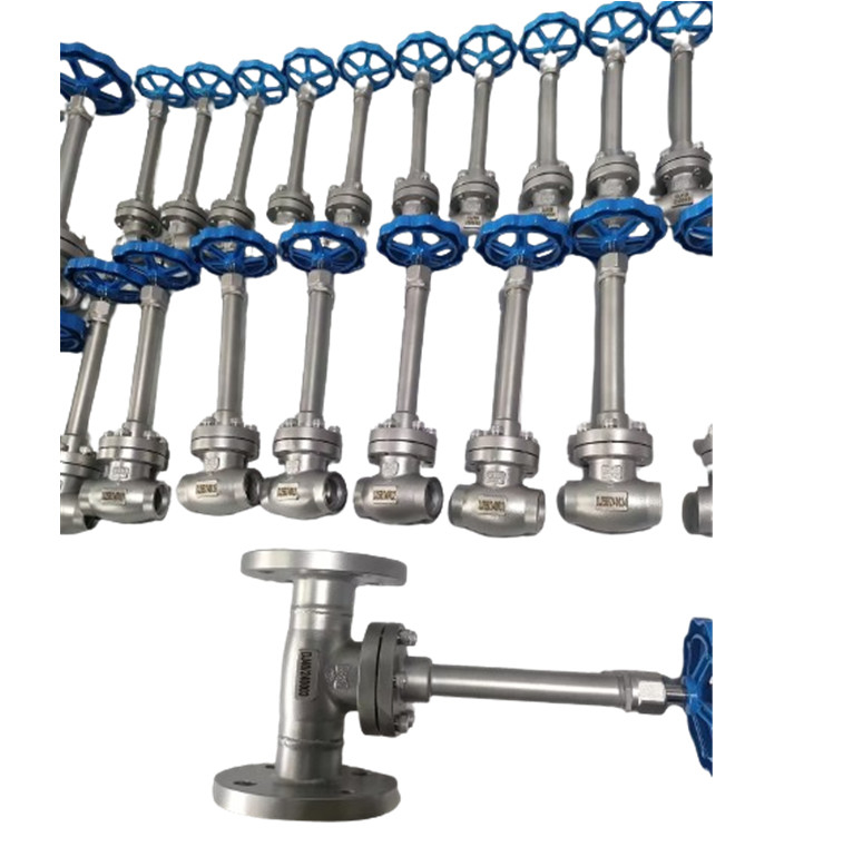 DN10-100 PN50 ソケット・ウェルディング・クリオジェニック・ボール・バルブ LNG LOX LIN LAR LCO2の196〜80°C