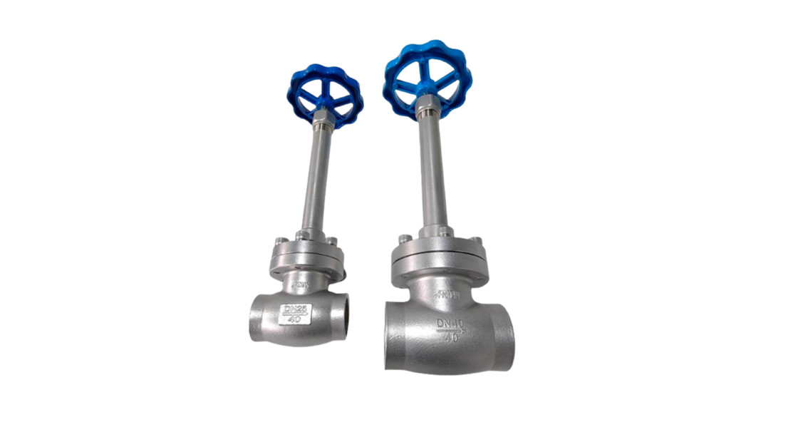 溶接端 CF8 CF8M LNG/LOX/LN2/LAR/LCO2用の長い幹の冷凍球弁