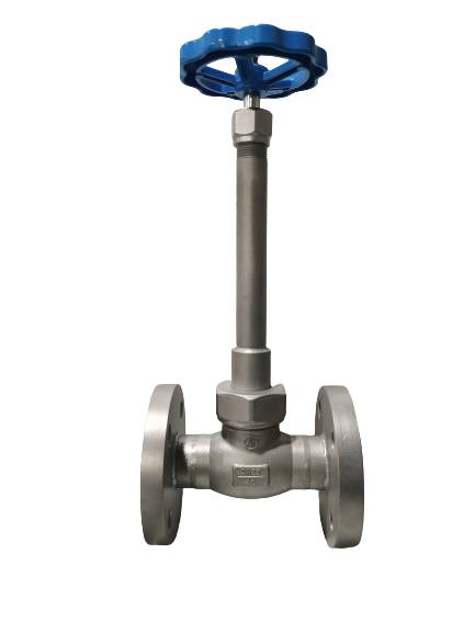 溶接端 CF8 CF8M LNG/LOX/LN2/LAR/LCO2用の長い幹の冷凍球弁