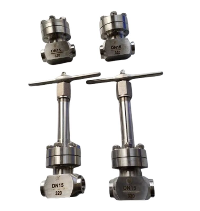 低温制御バルブ 320 Mpa 最大圧 不同鋼 304/316 温度範囲 -196 °C から + 80 °C