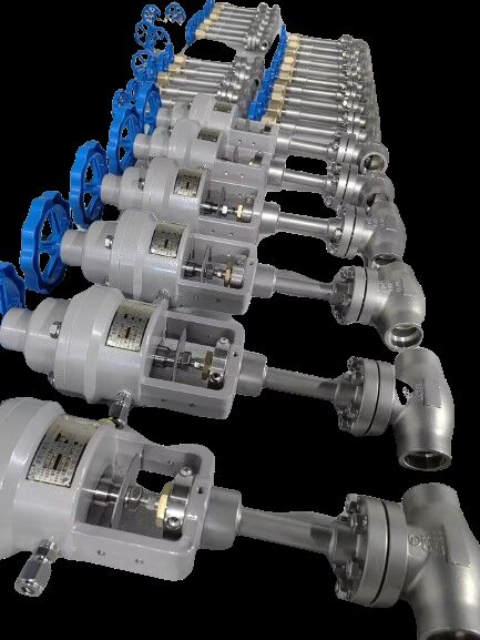 ステンレス鋼304/316 冷凍球弁 温度 -196〜+80°C 最大圧 5.0Mpa