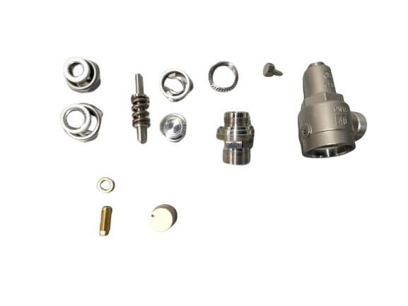 ステンレス鋼SS304/316 クリオジェニック安全バルブ 最大圧力4.0Mpa -196°C〜+120°C 温度範囲