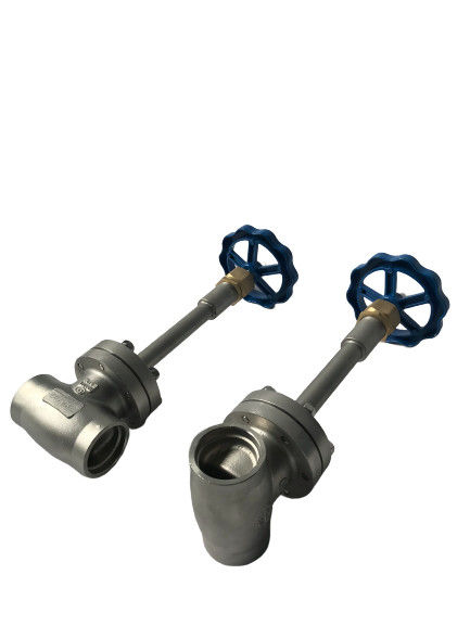 溶接端 CF8 CF8M LNG/LOX/LN2/LAR/LCO2用の長い幹の冷凍球弁